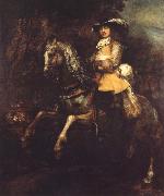 REMBRANDT Harmenszoon van Rijn Portrait of Frederick Rihel on Horseback